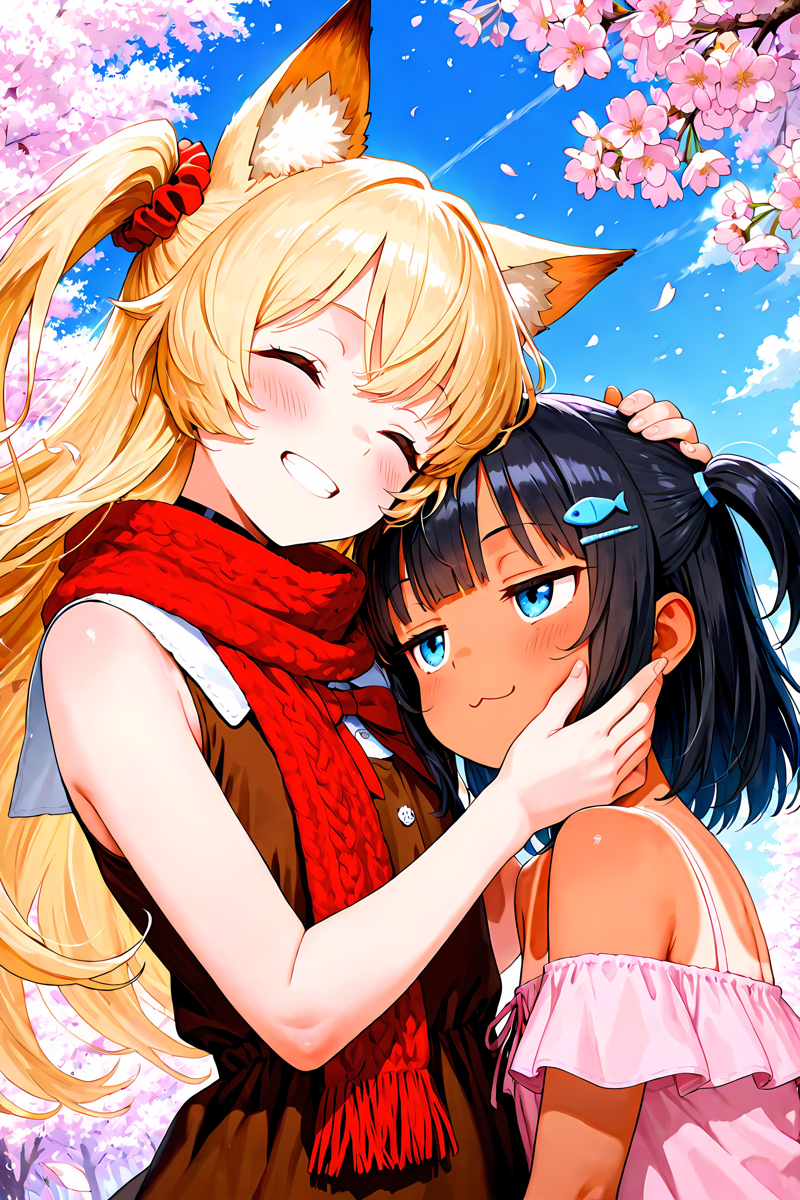 【御礼】ミラさんに懐くこなつ | の人気AIイラスト・グラビア