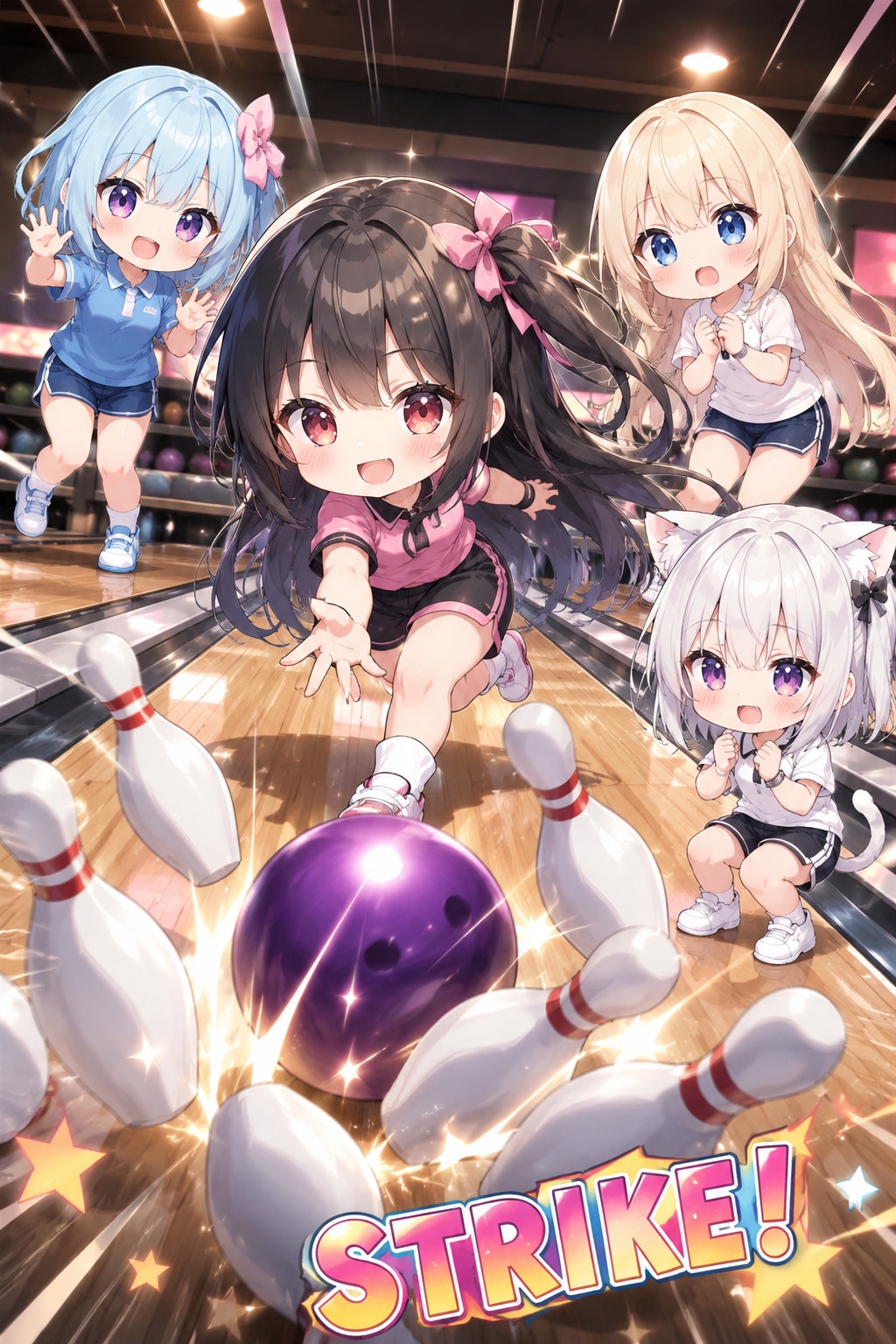 すう子（ろりすけ）のストライク！🎳