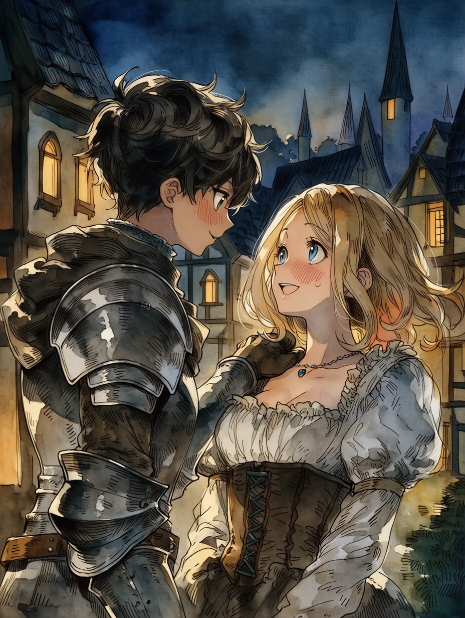 騎士と村娘88 | の人気AIイラスト・グラビア
