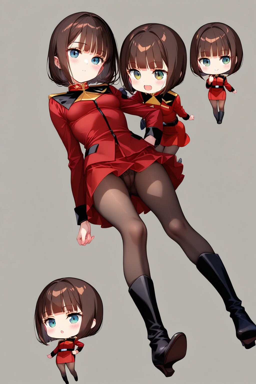 無重力だとパンツ見えちゃうじゃない//
