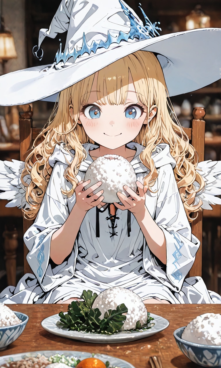 ミラちゃん、米をいただきます！ | の人気AIイラスト・グラビア