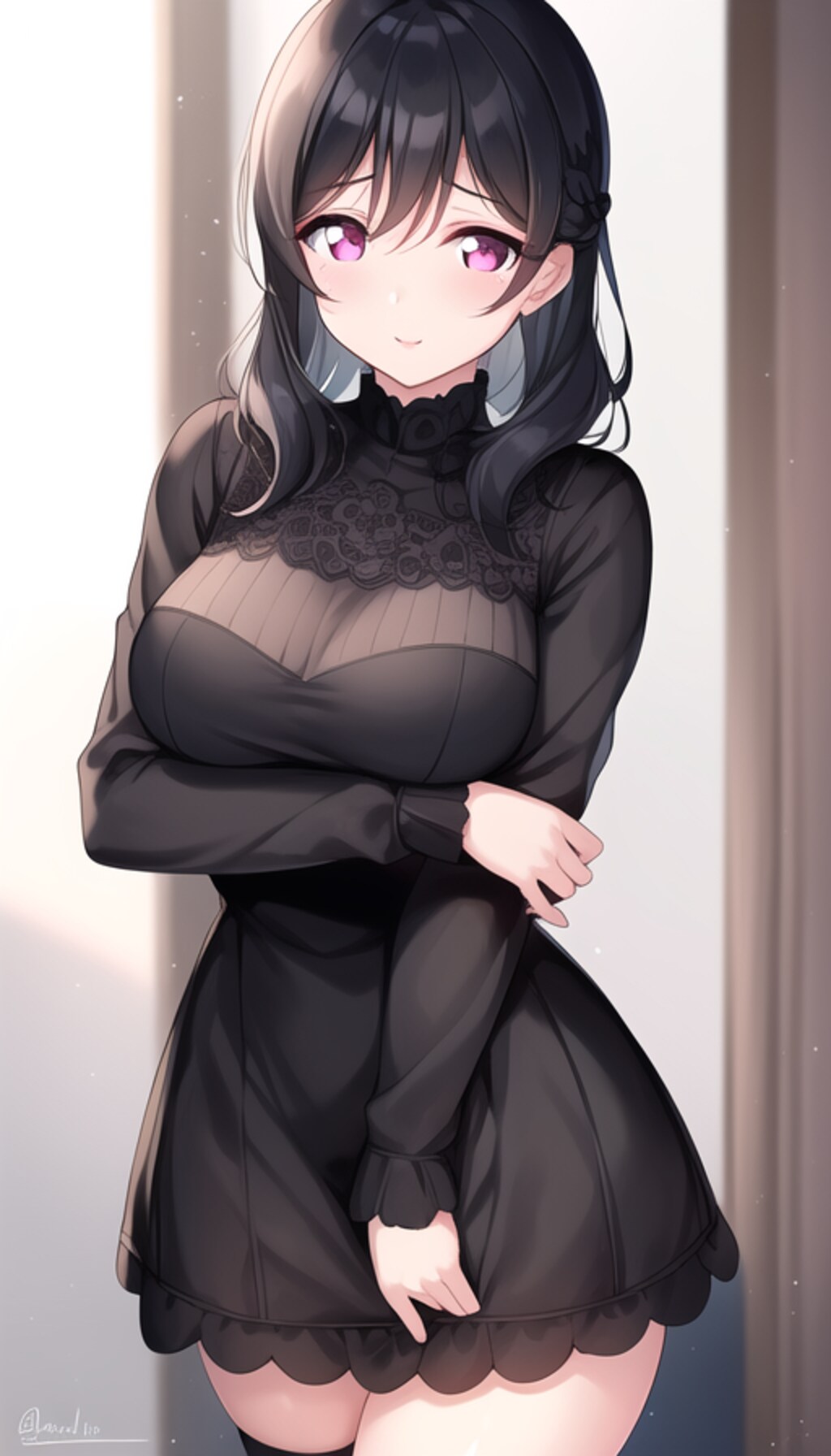着衣の女の子