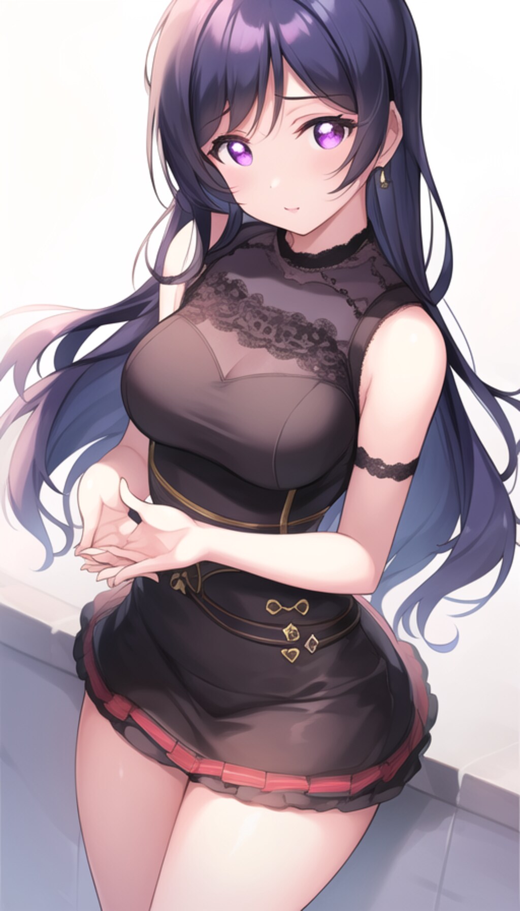 着衣の女の子