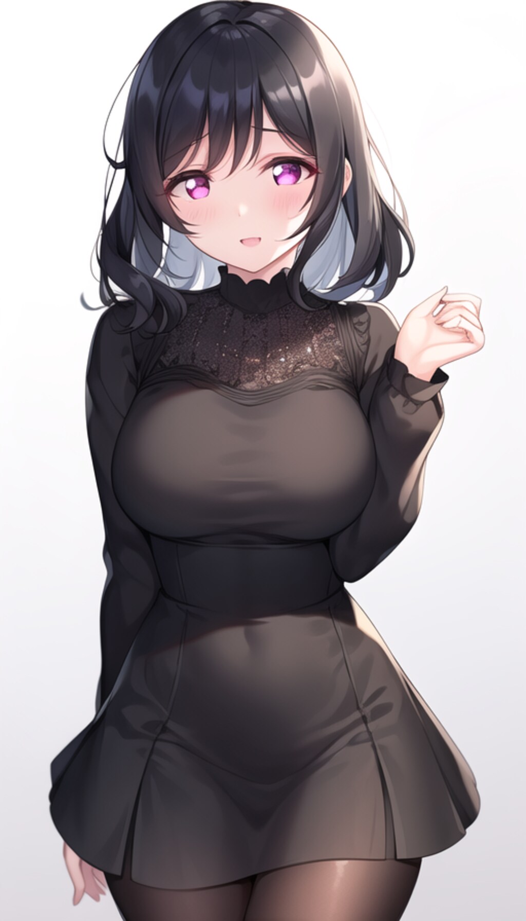 着衣の女の子