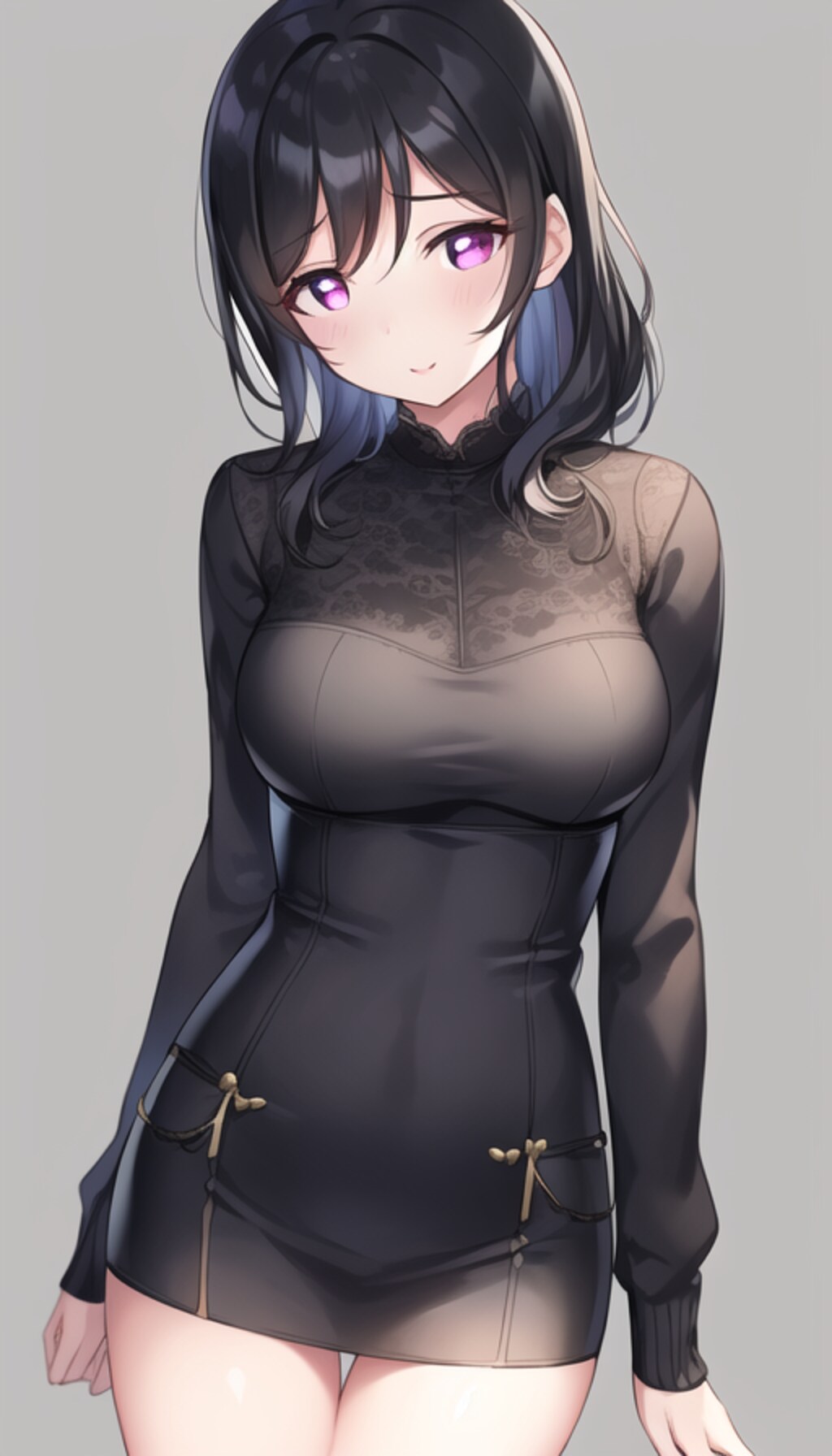 着衣の女の子