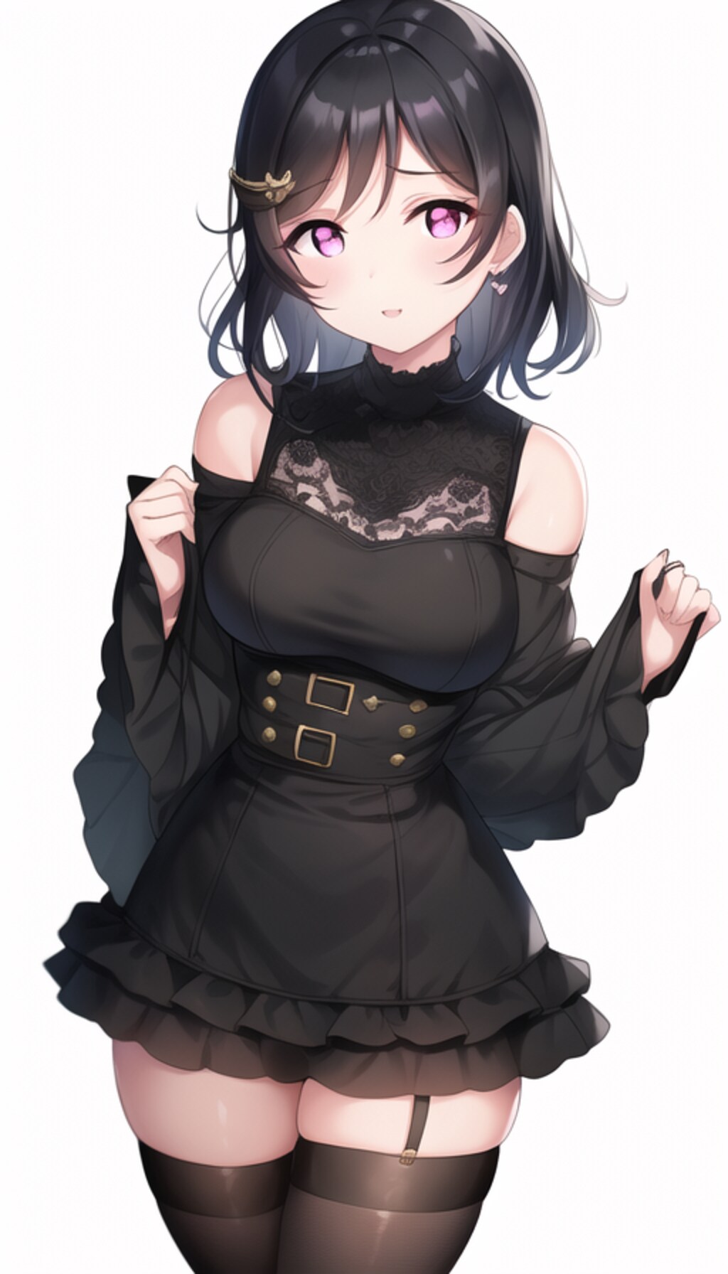 着衣の女の子
