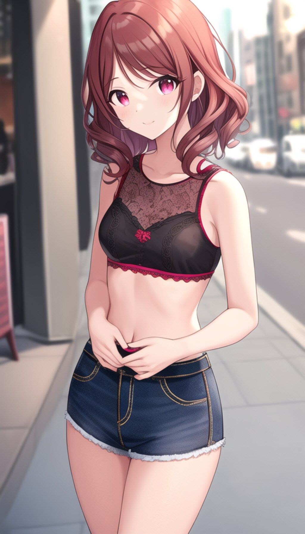 着衣の女の子