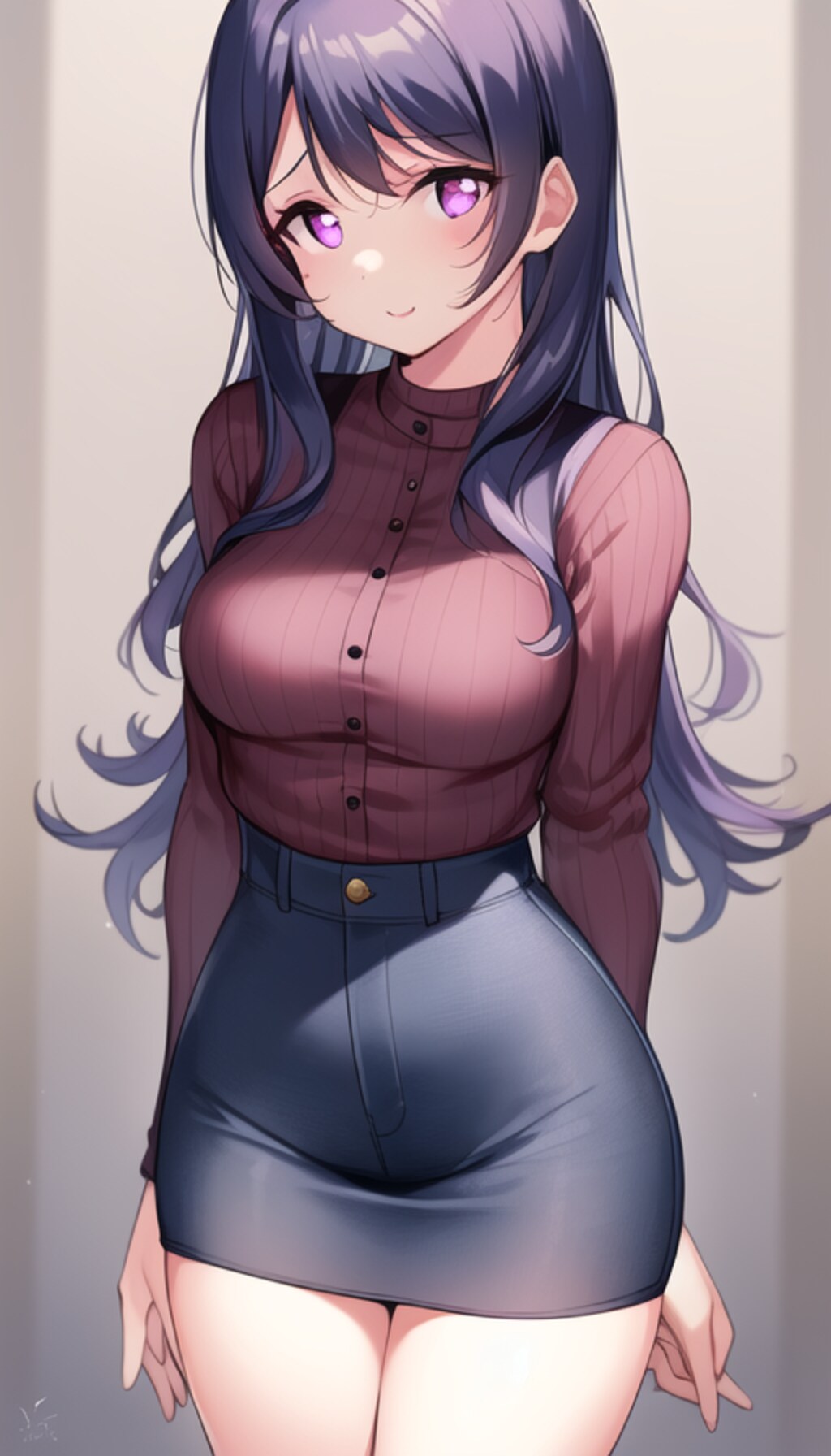 着衣の女の子