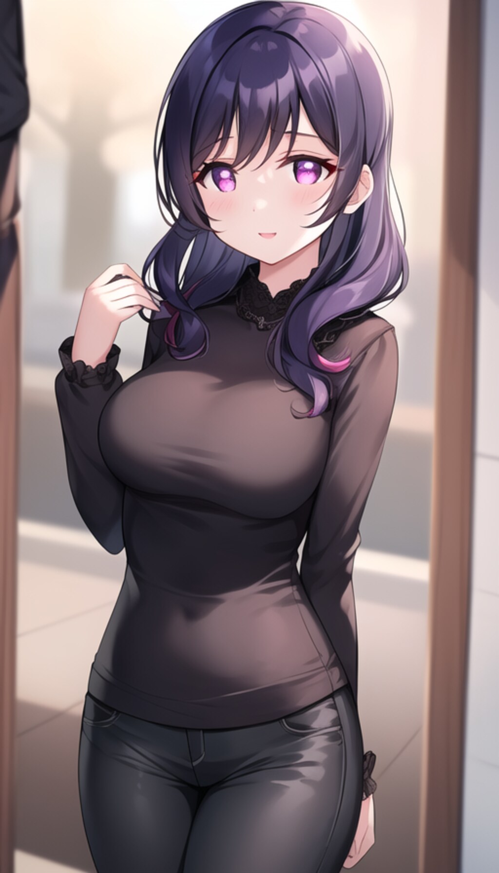 着衣の女の子
