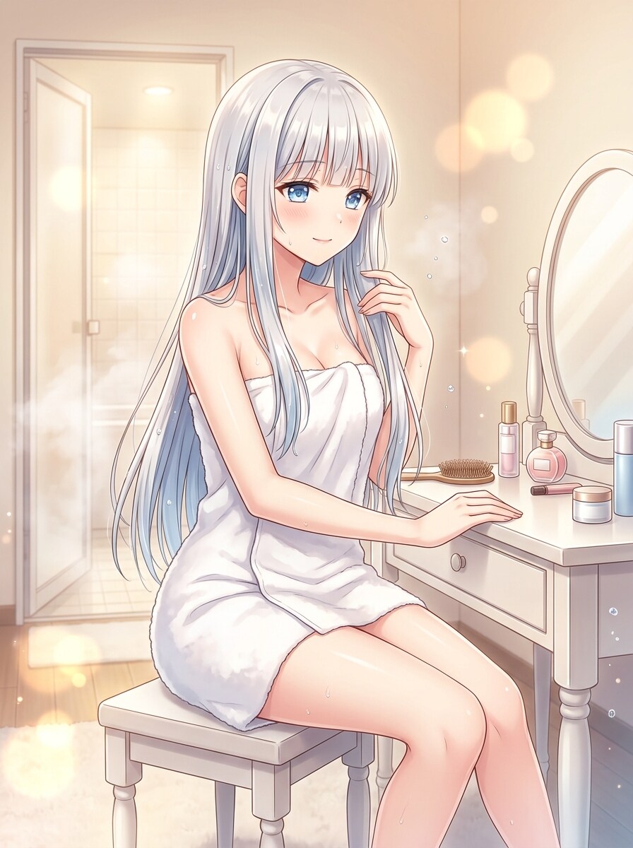 お風呂上がり