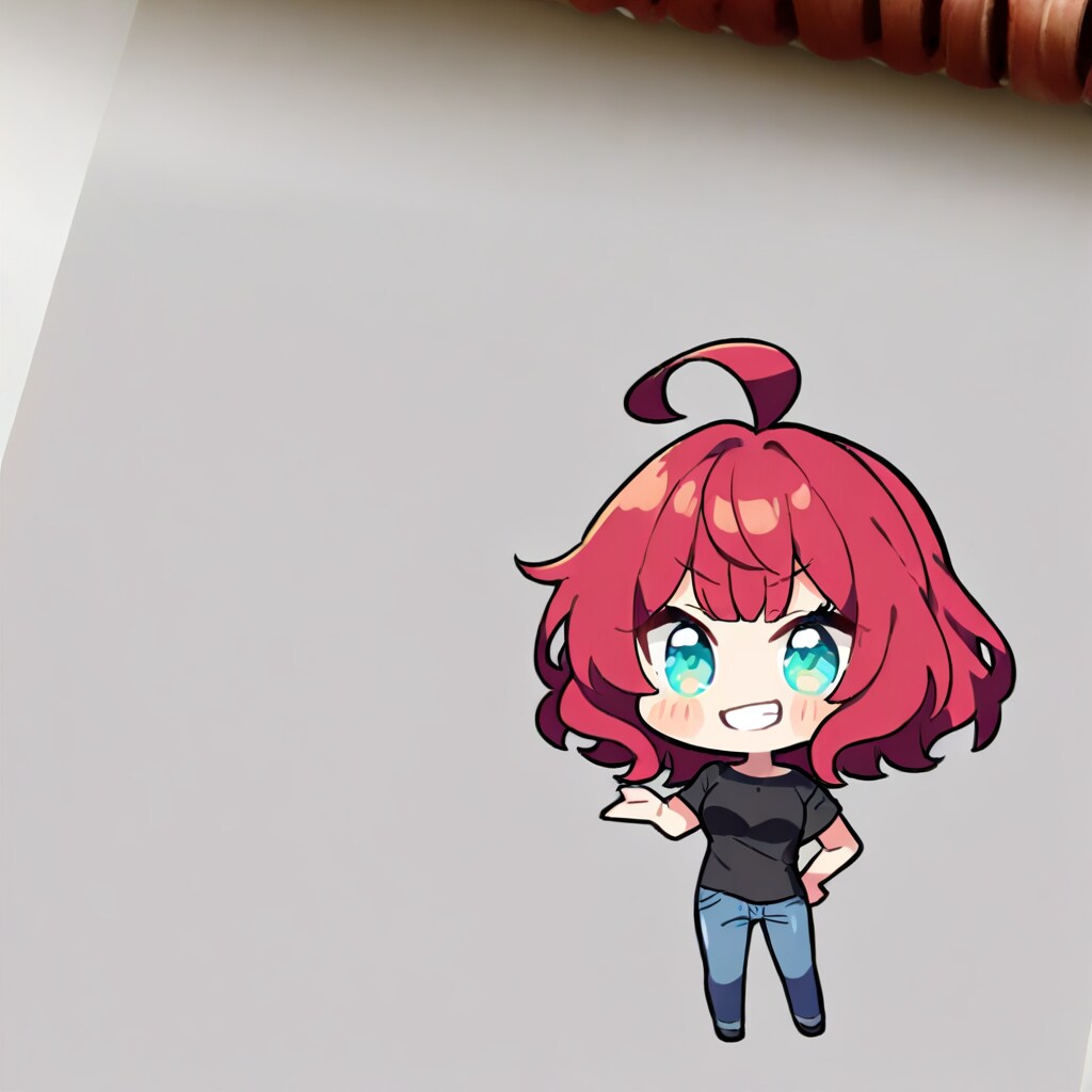 【よその子、Zakiさん家】木彫り風チビキャラ小鳥遊織ちゃん＋おまけ６枚