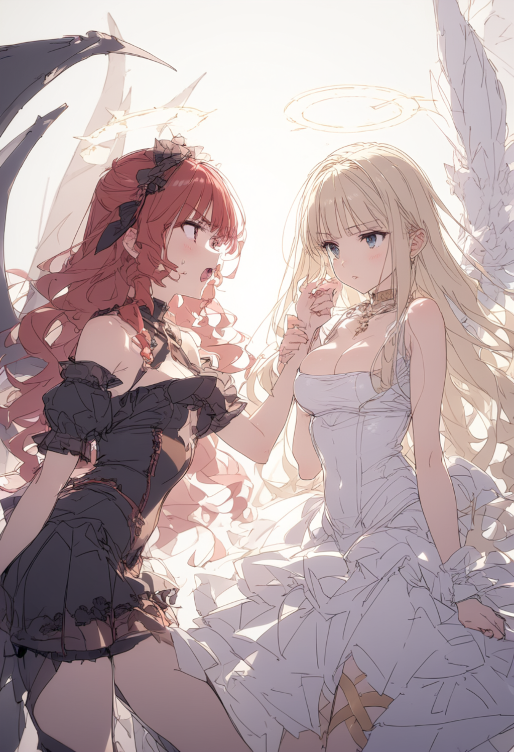 天使と悪魔ネキ