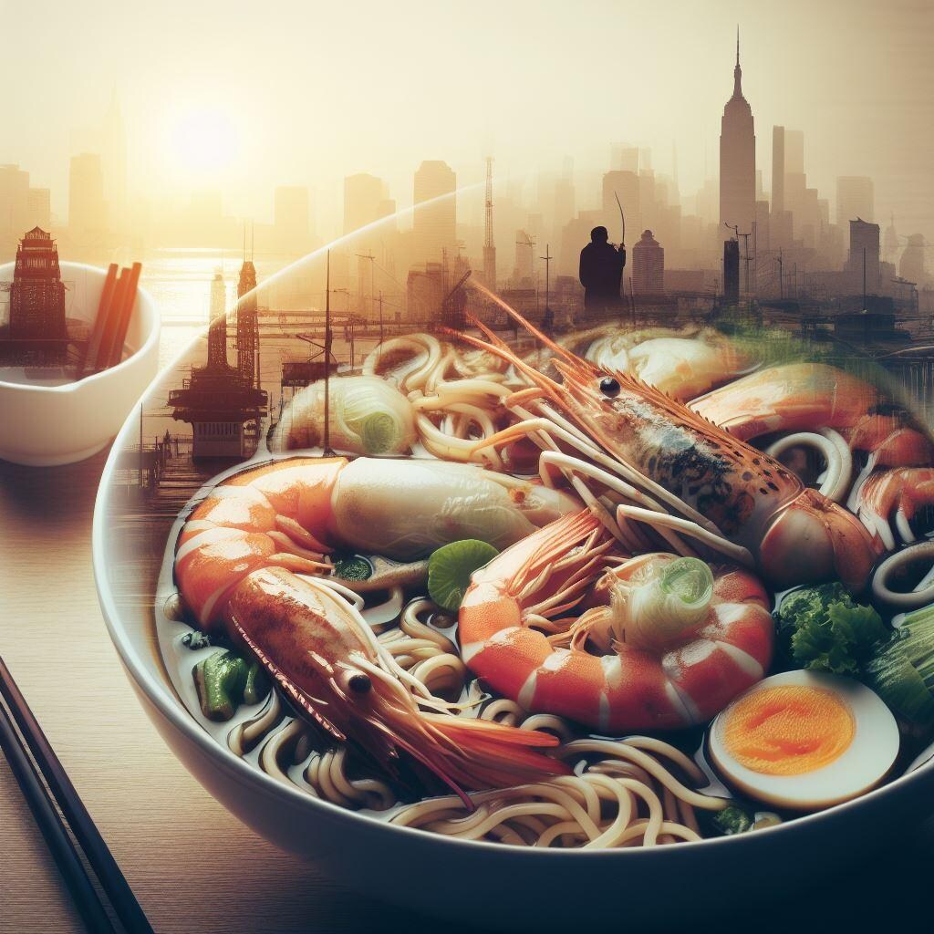 芸術を目指すseafood noodle