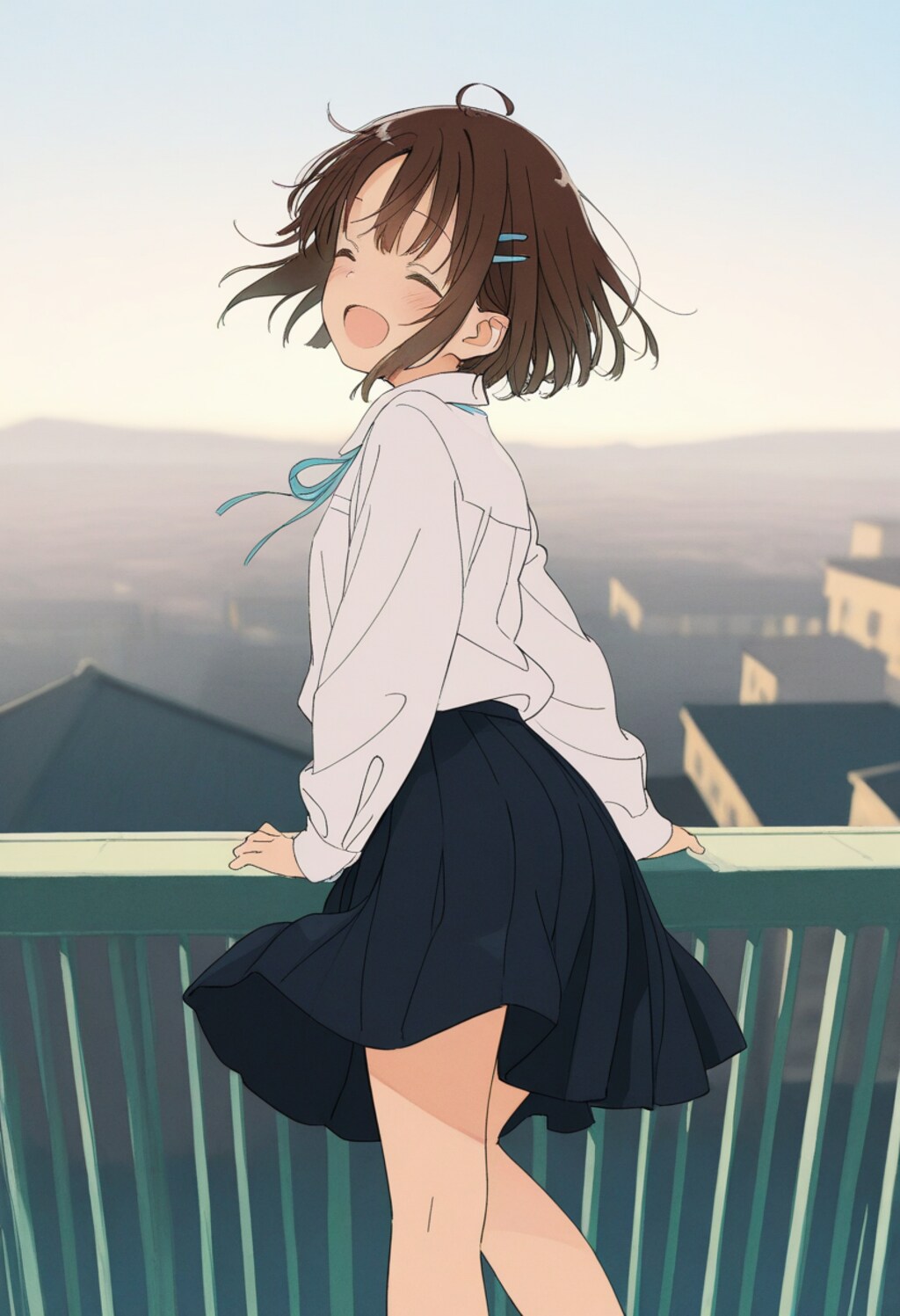 屋上が好きな女の子