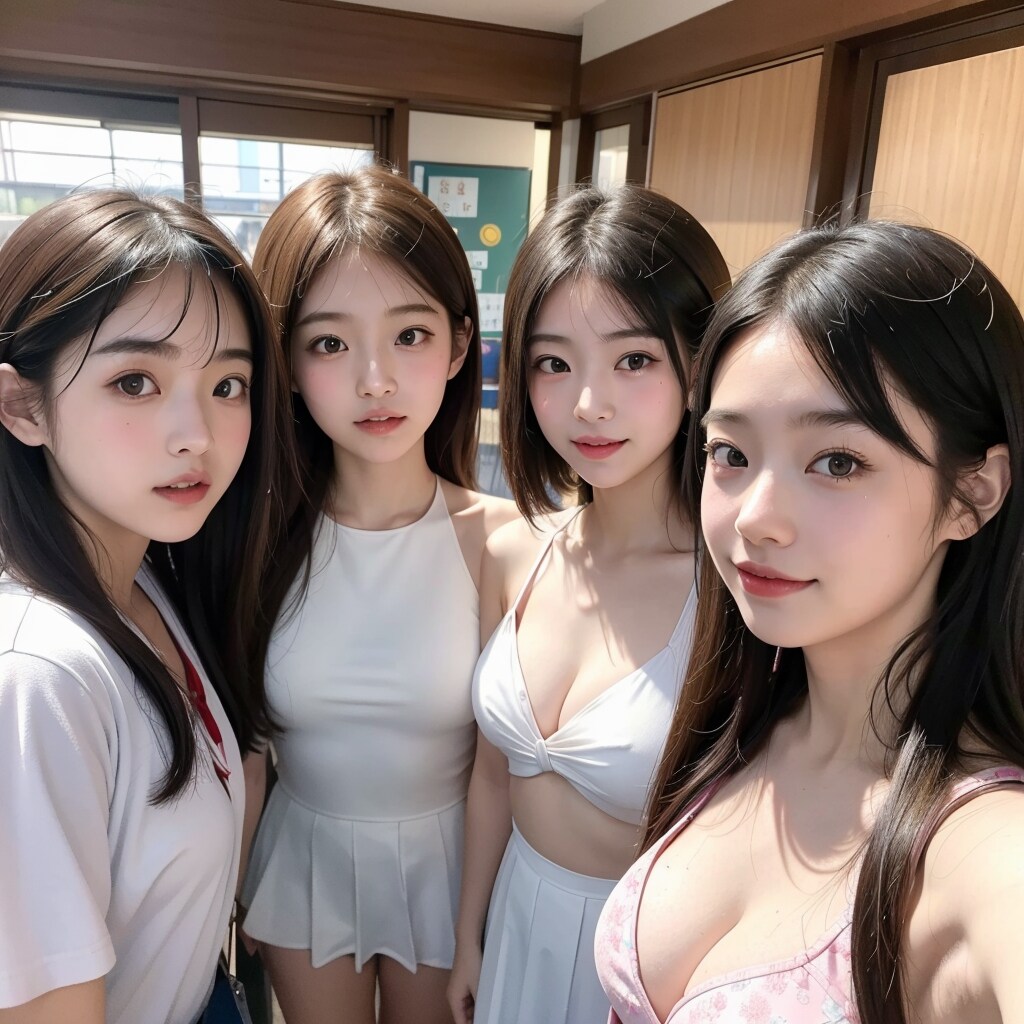 4人の美少女