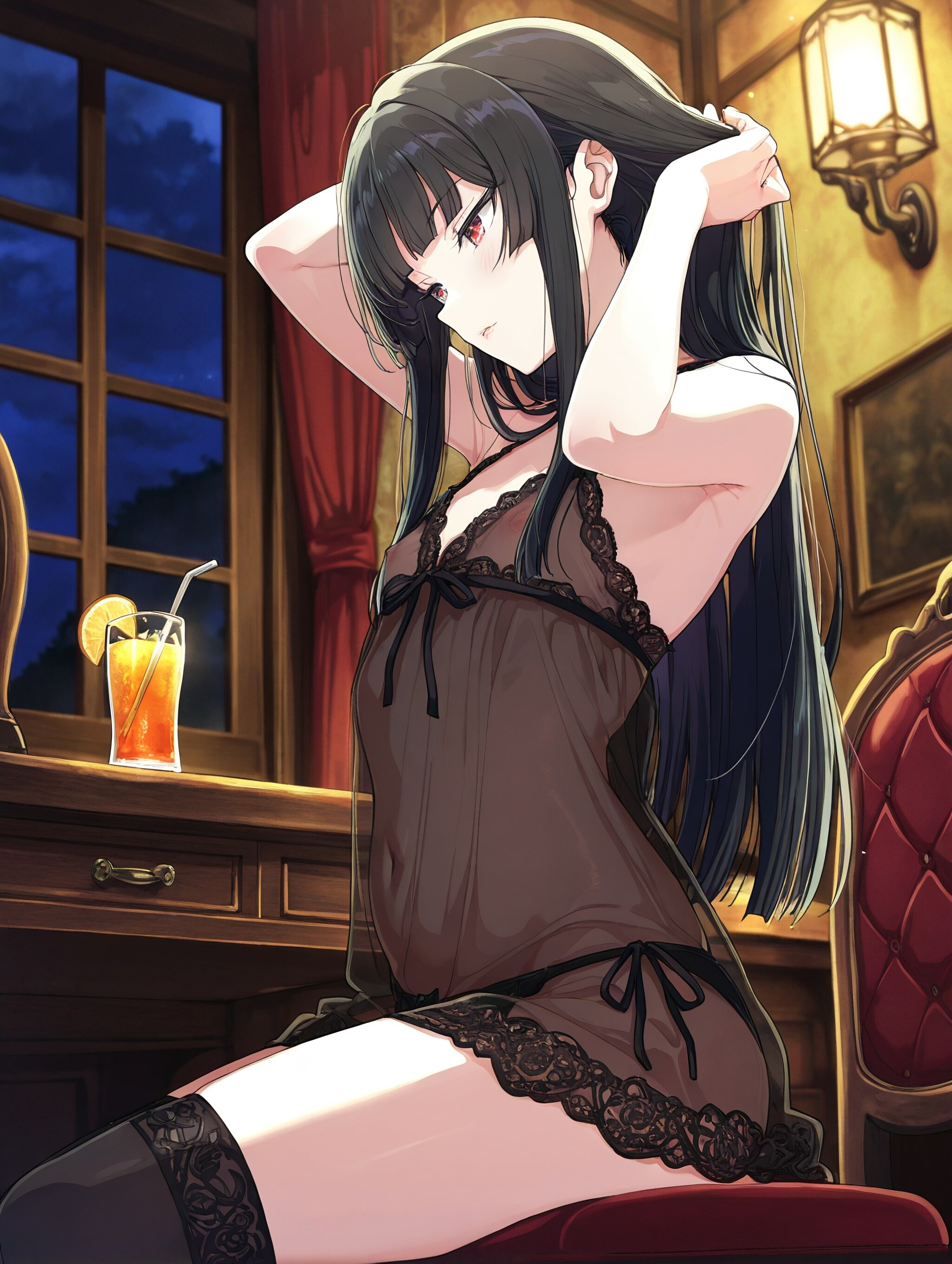 黒髪の男の娘