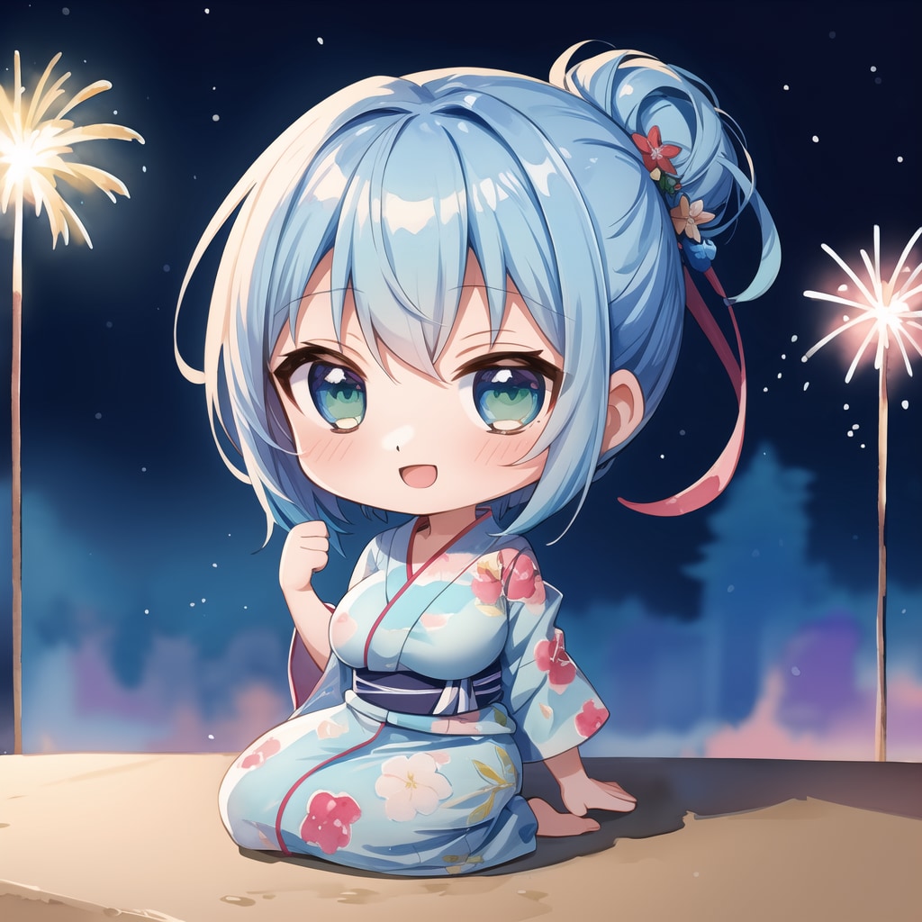 夏の夜を彩る