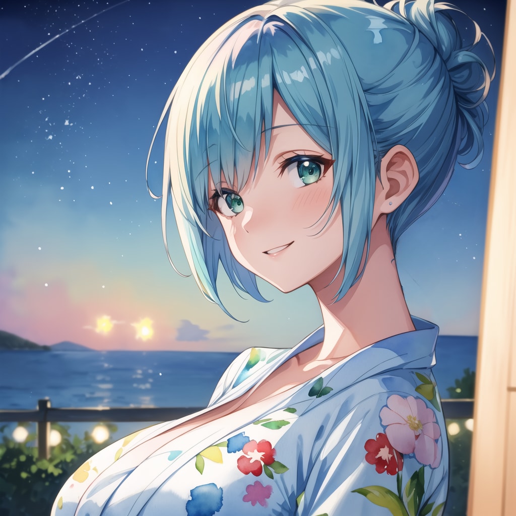 夏の夜を彩る