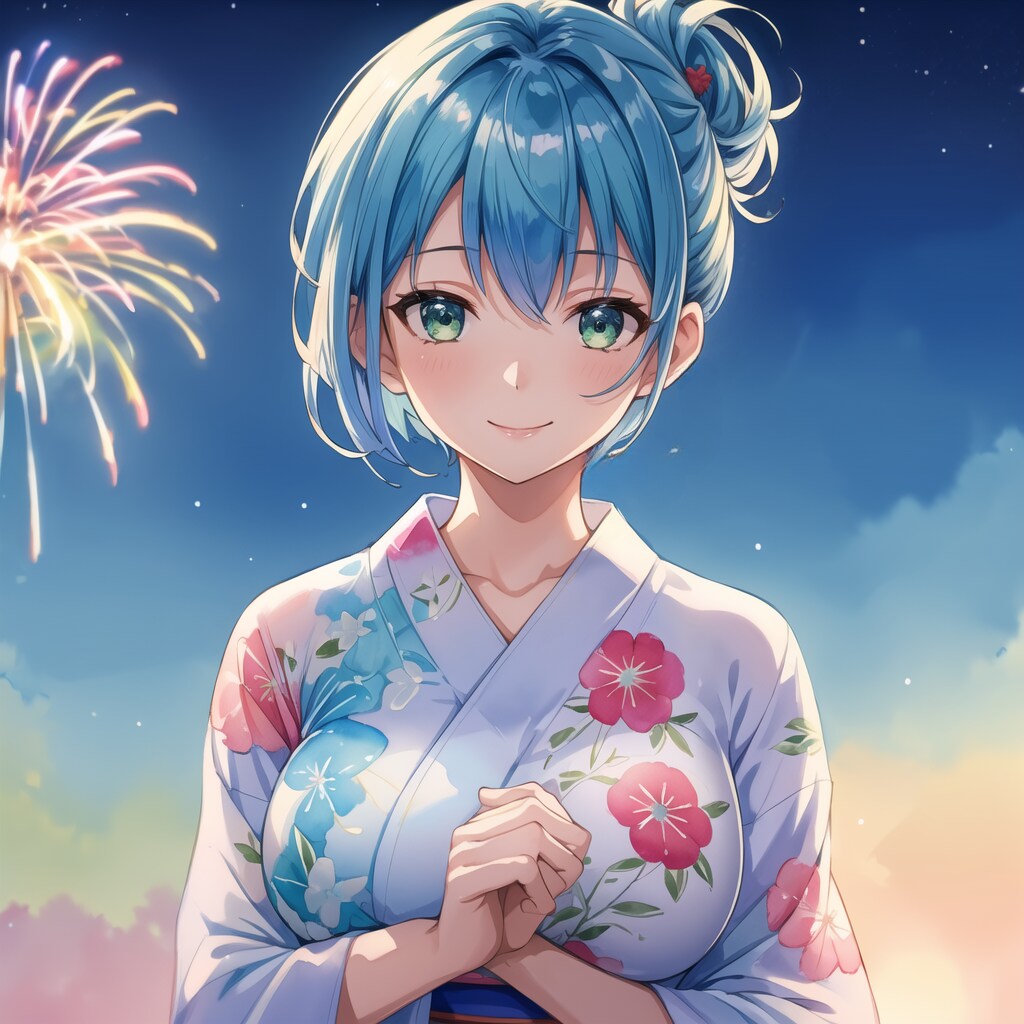 夏の夜を彩る | の人気AIイラスト・グラビア