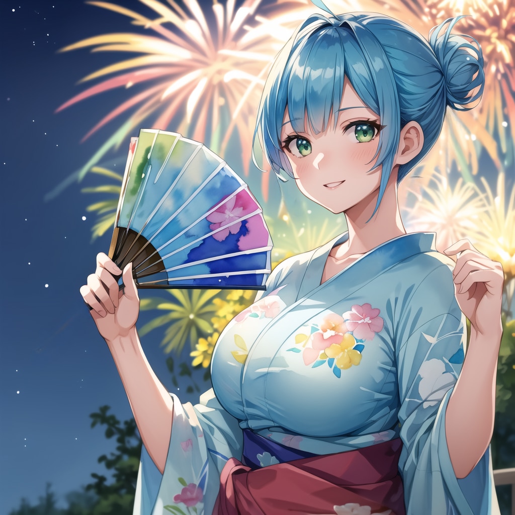 夏の夜を彩る