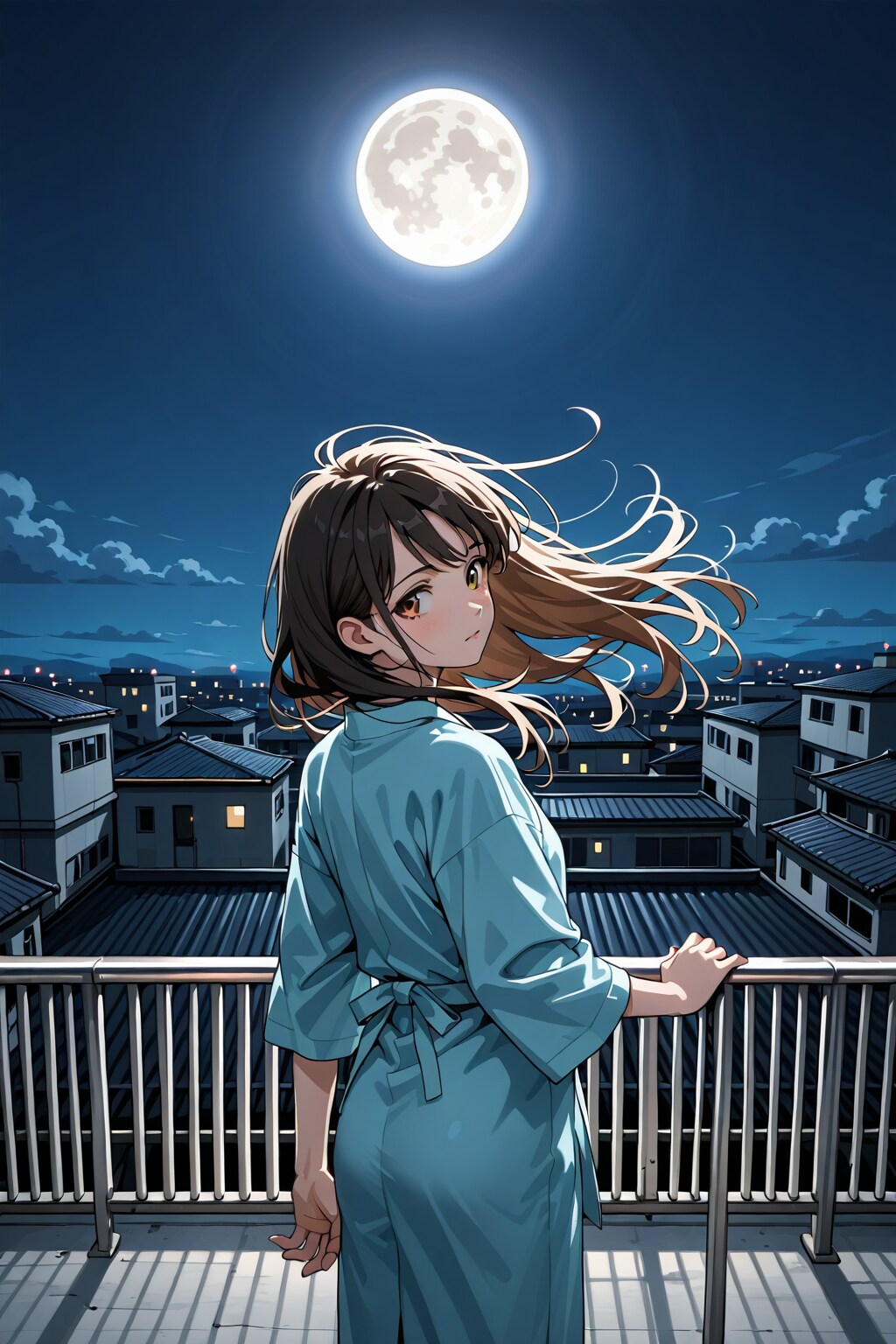 屋上での出会い | の人気AIイラスト・グラビア
