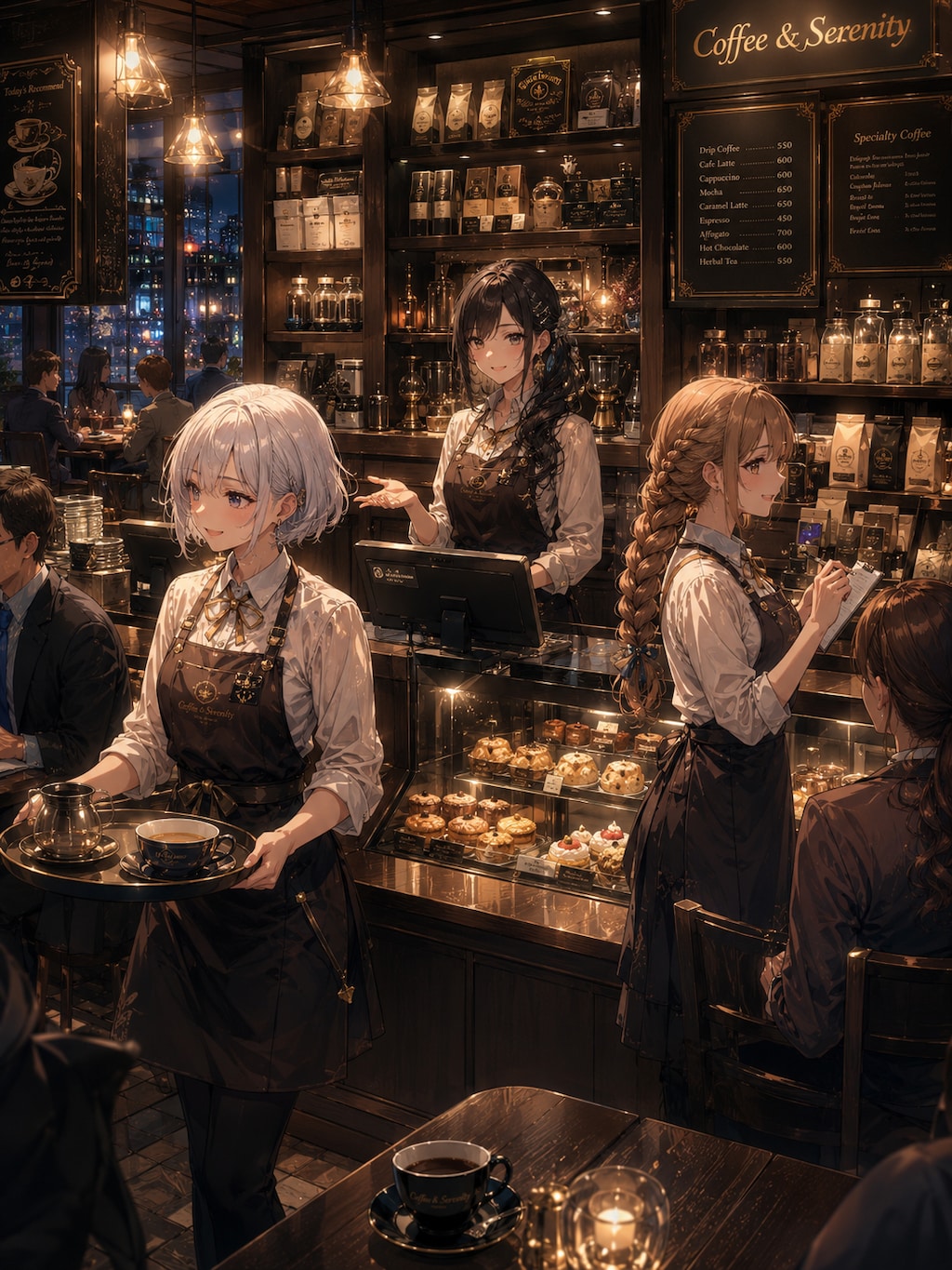 レトロ喫茶店二号店（夜）