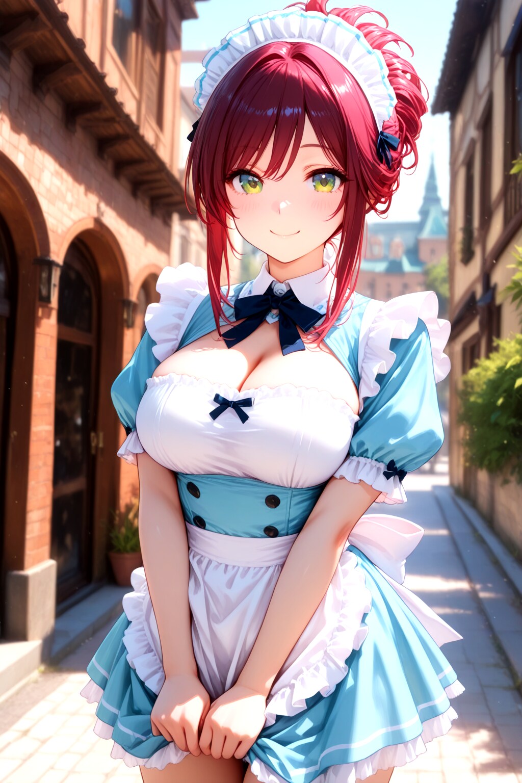 215（メイド服で外出）