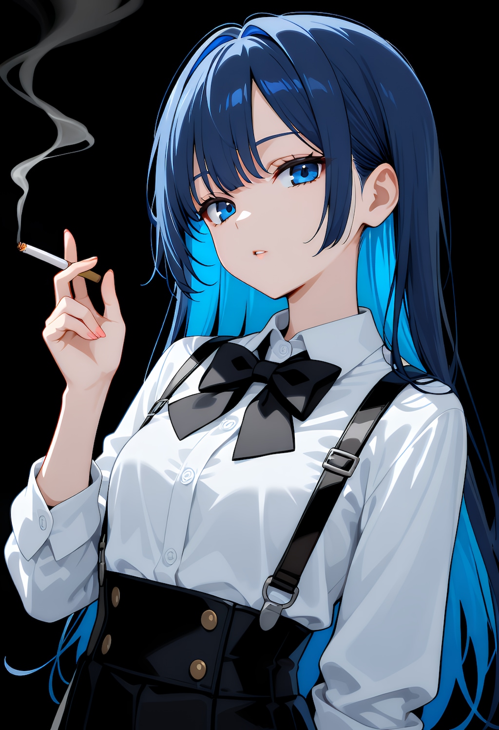 サスペンダーと煙草