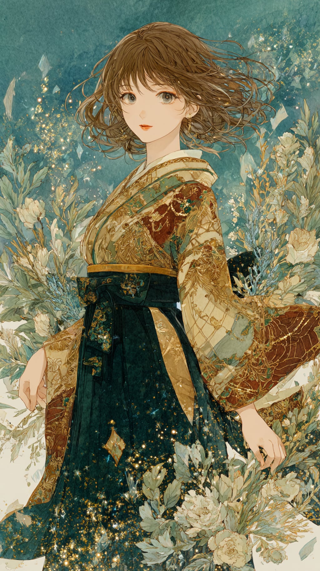 年末年始の着物巫女👘