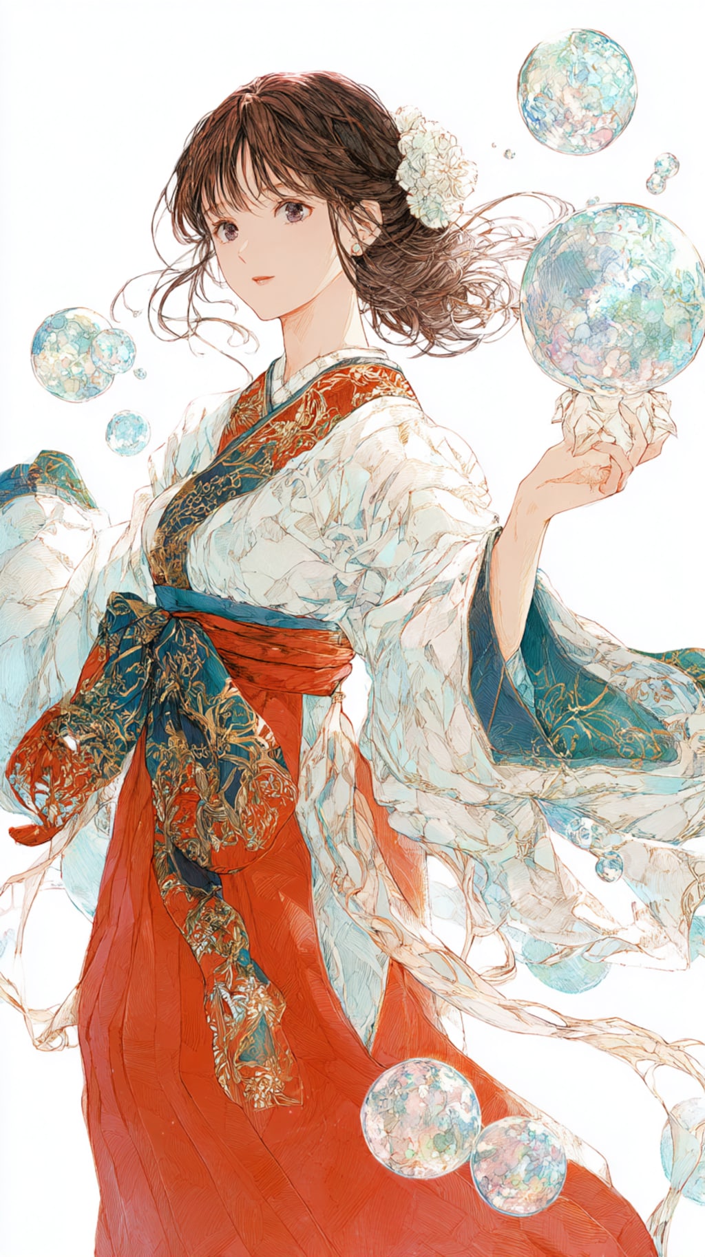 年末年始の着物巫女👘