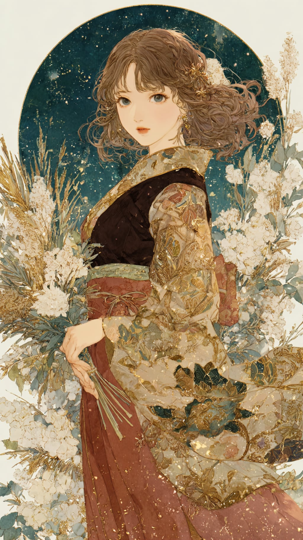 年末年始の着物巫女👘