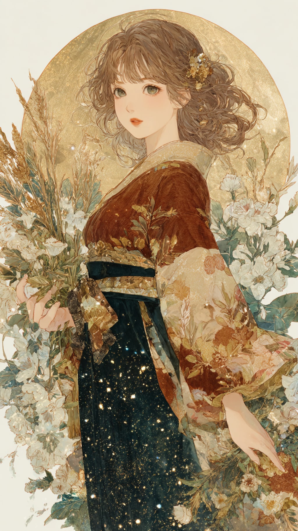 年末年始の着物巫女👘