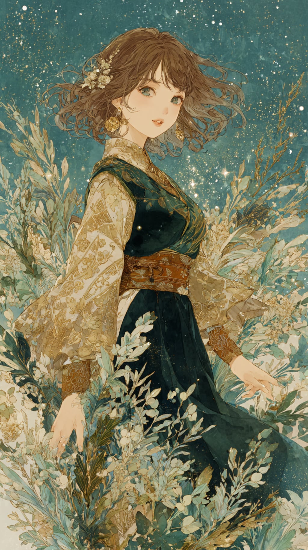 年末年始の着物巫女👘