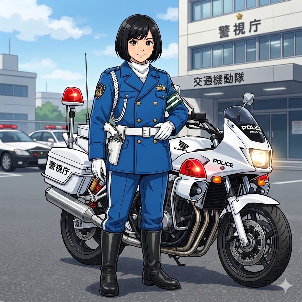 女性白バイ隊員 | の人気AIイラスト・グラビア