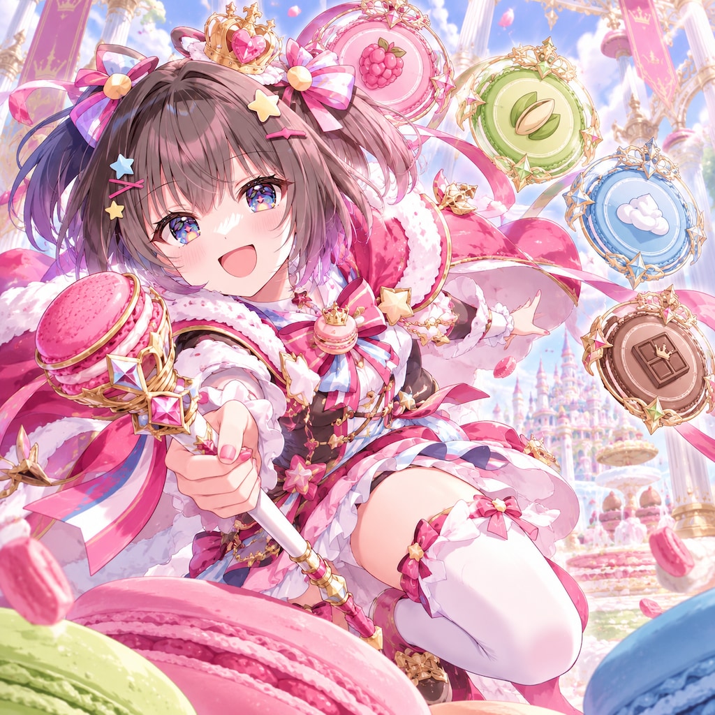 お菓子の国の四天王（２）３時のアイドル　GPTimages2.5