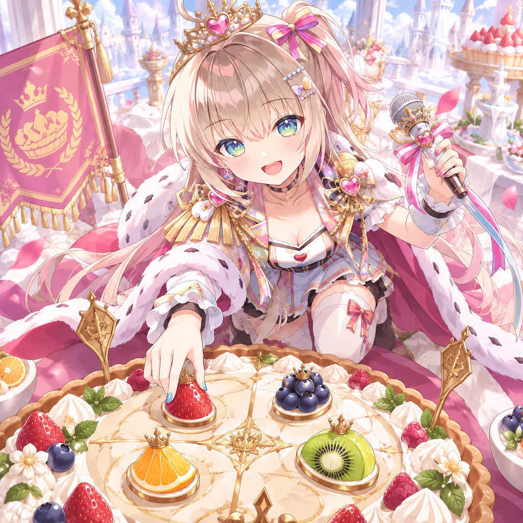 お菓子の国の四天王（２）３時のアイドル　GPTimages2.5