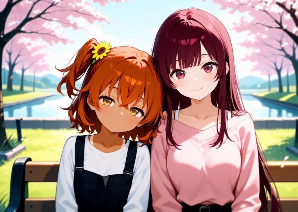 春の日差しに微睡む日向　が可愛くてしょうがない紅葉