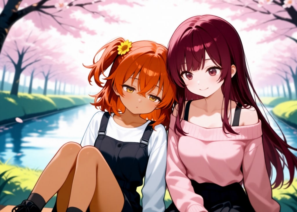 春の日差しに微睡む日向　が可愛くてしょうがない紅葉