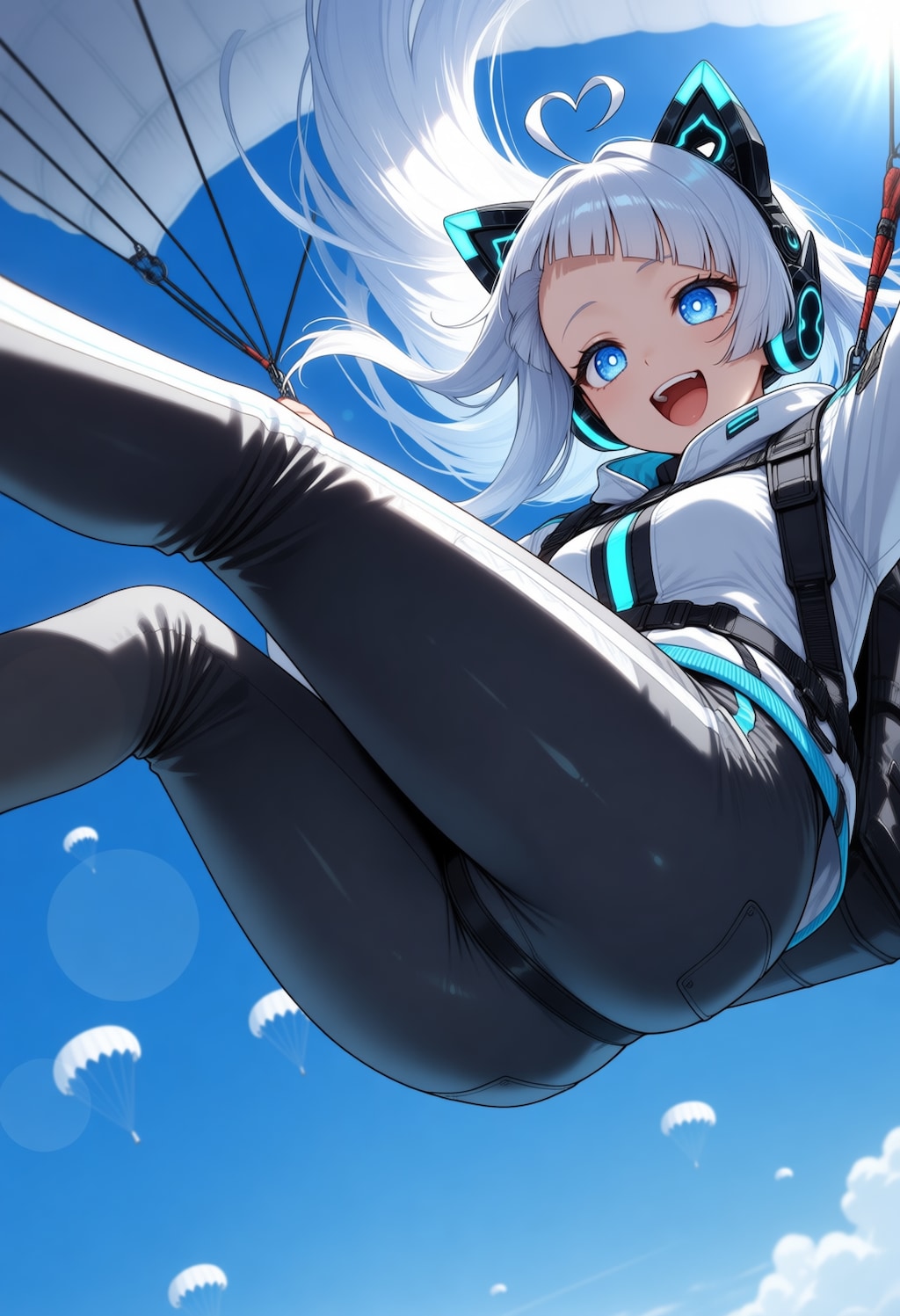 うちの子パラシュート！