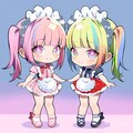 夢かわメイドちゃんズ(Chibi) 2枚目
