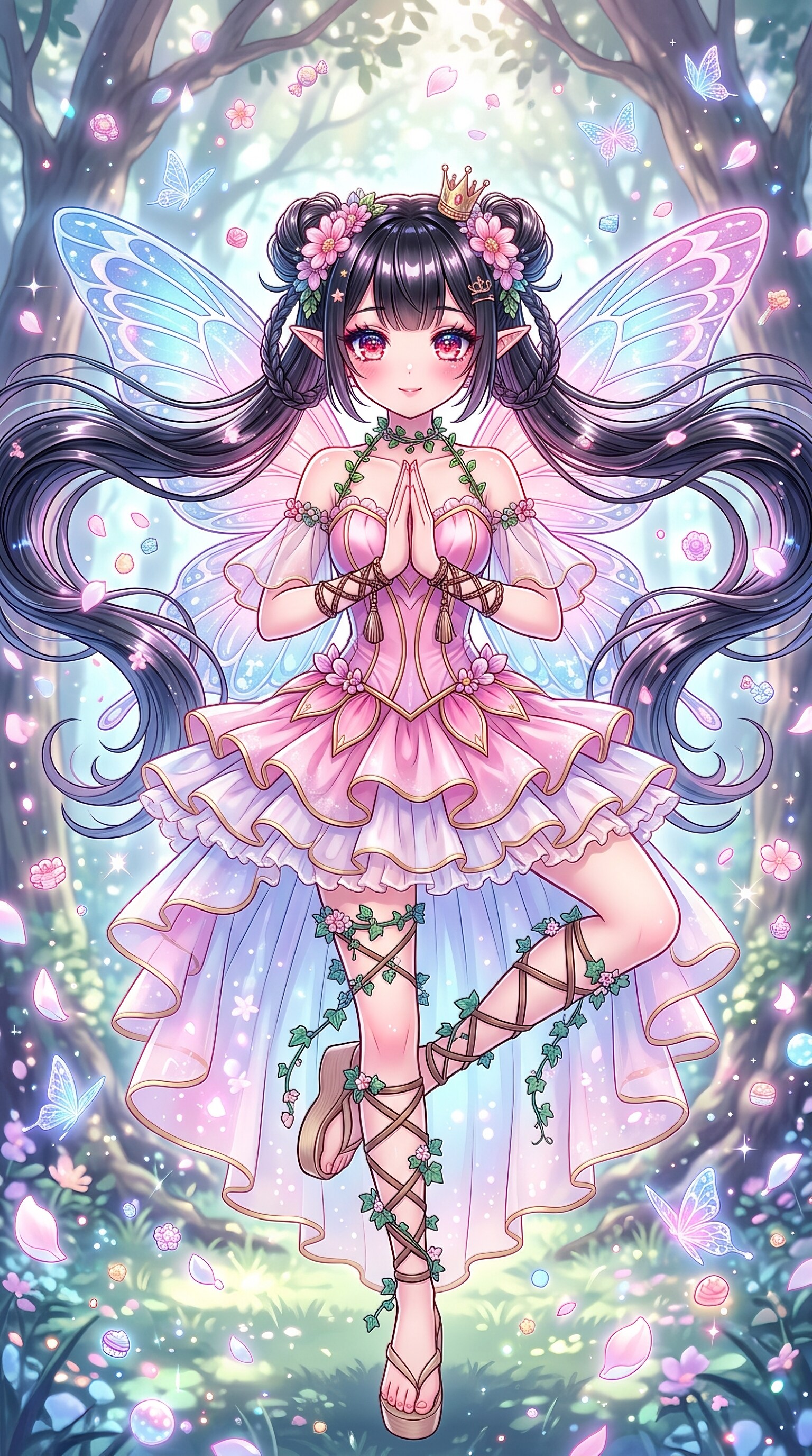樹間の蔓花姫