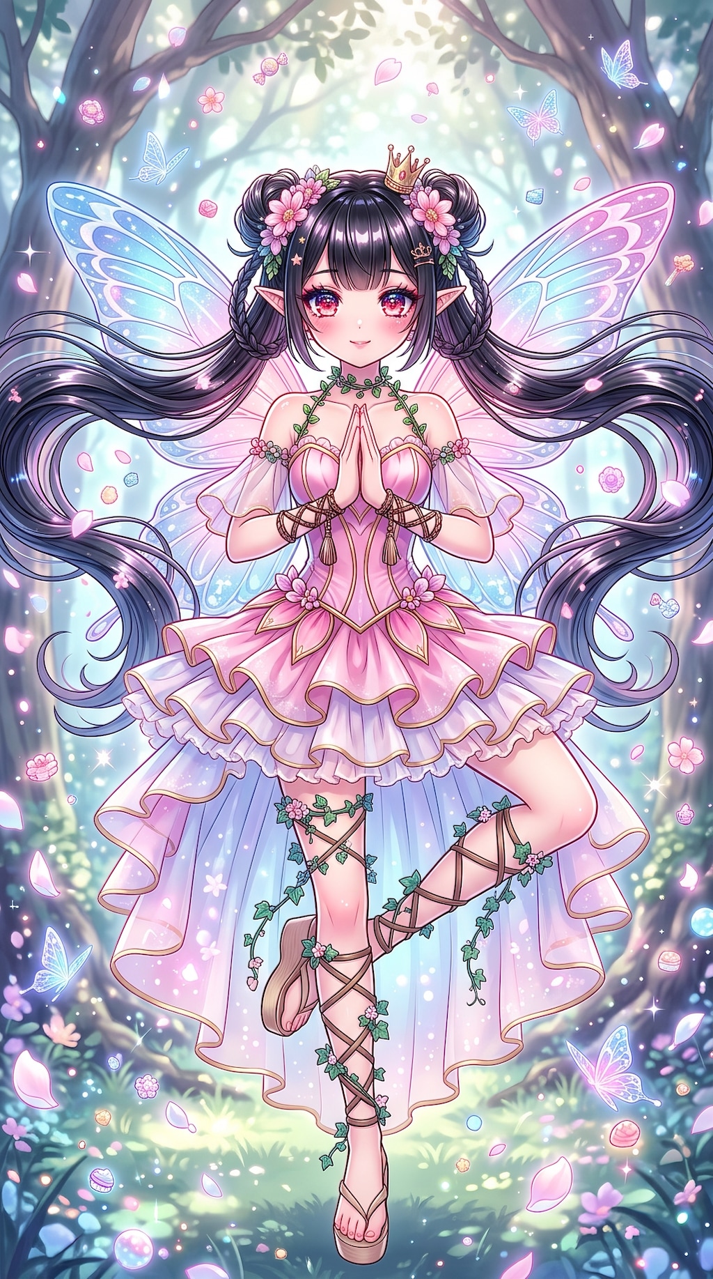樹間の蔓花姫