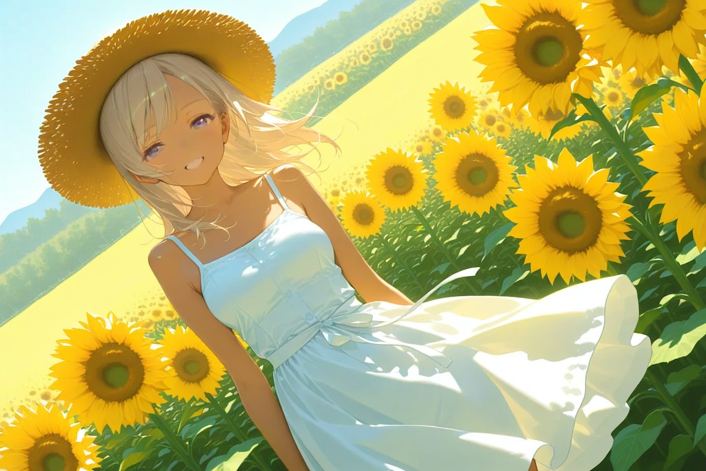 🌻ひまわりとギャル？🌻