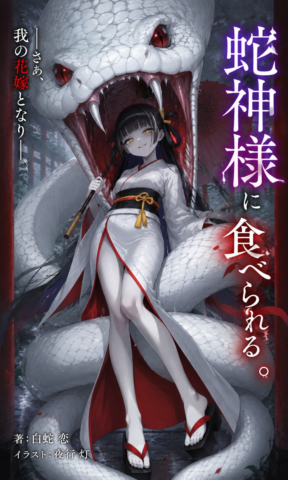 蛇神様に食べられる
