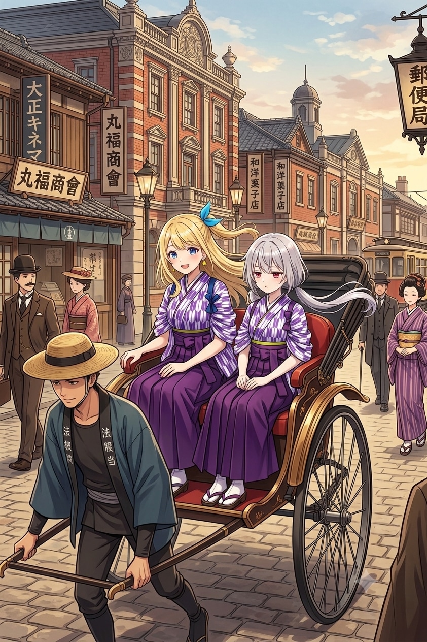 大正浪漫の天原姉妹