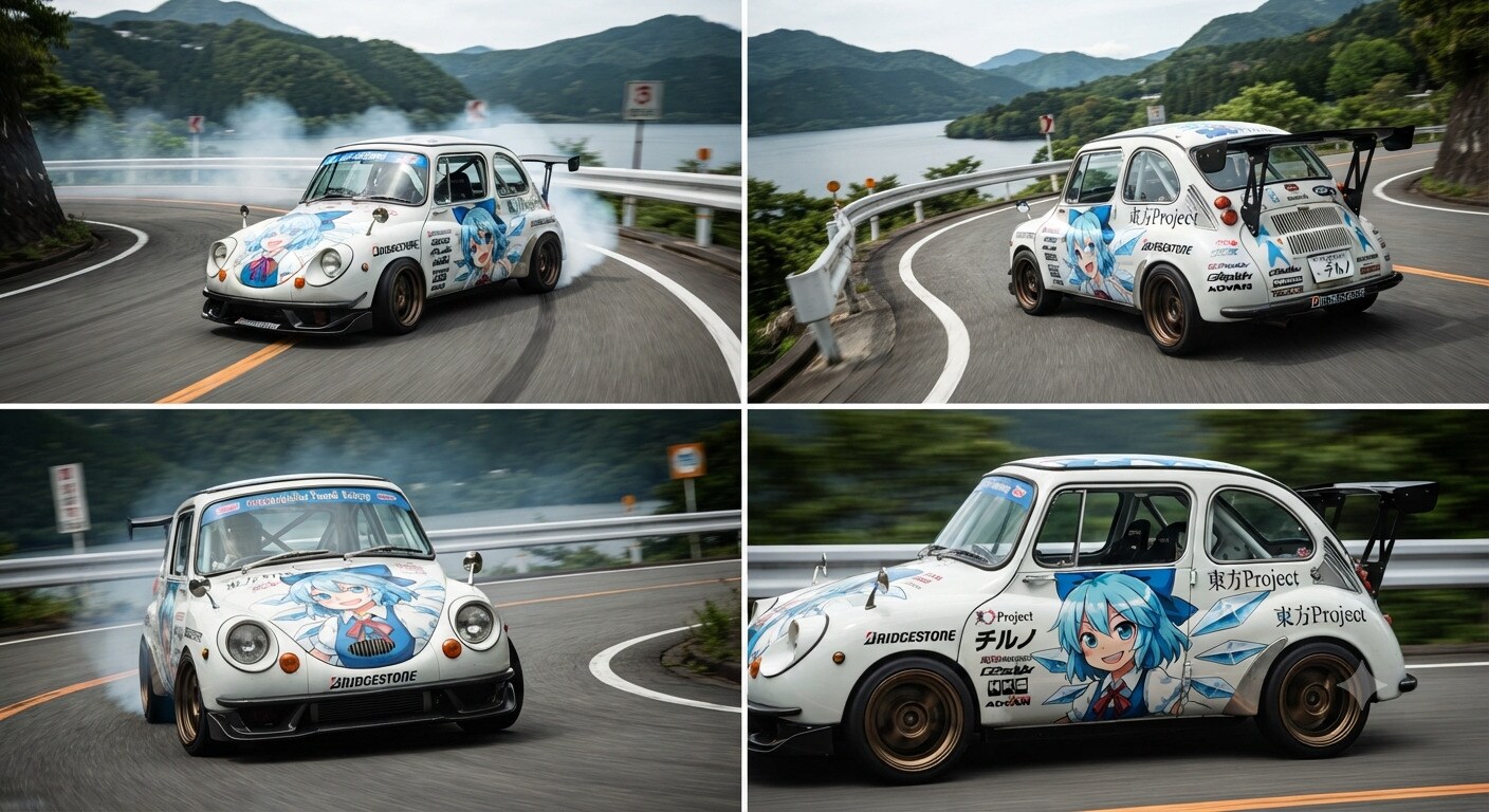 チルノ痛車スバル360 | の人気AIイラスト・グラビア