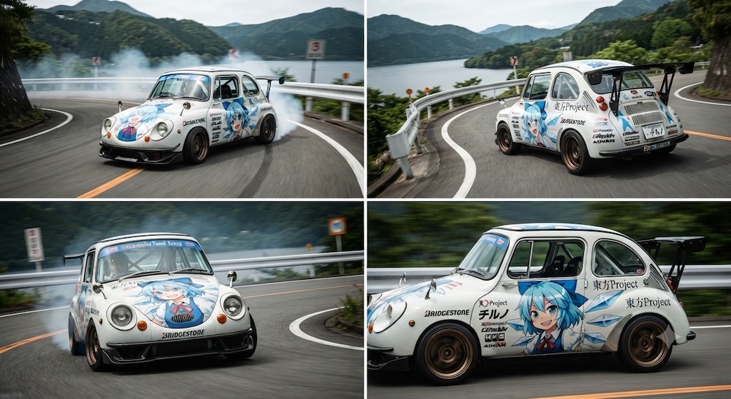 チルノ痛車スバル360