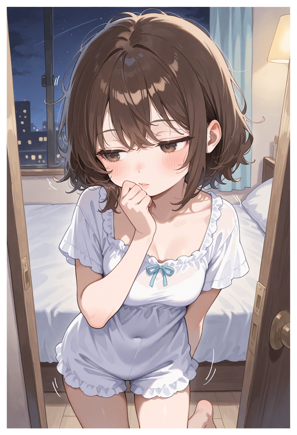 何か言いたげな少女9