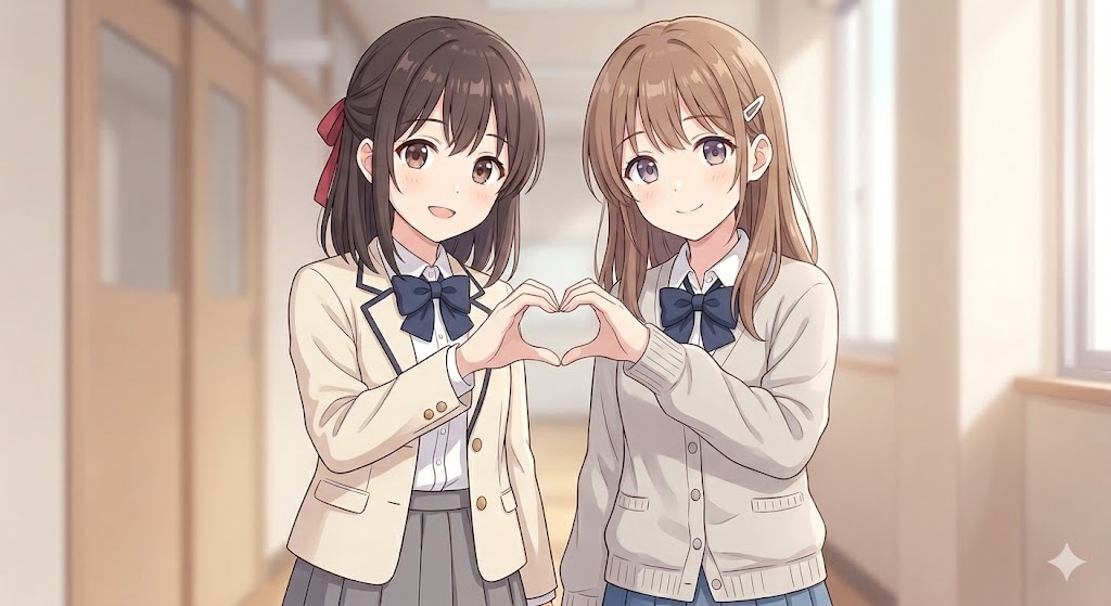 ハートポーズ
