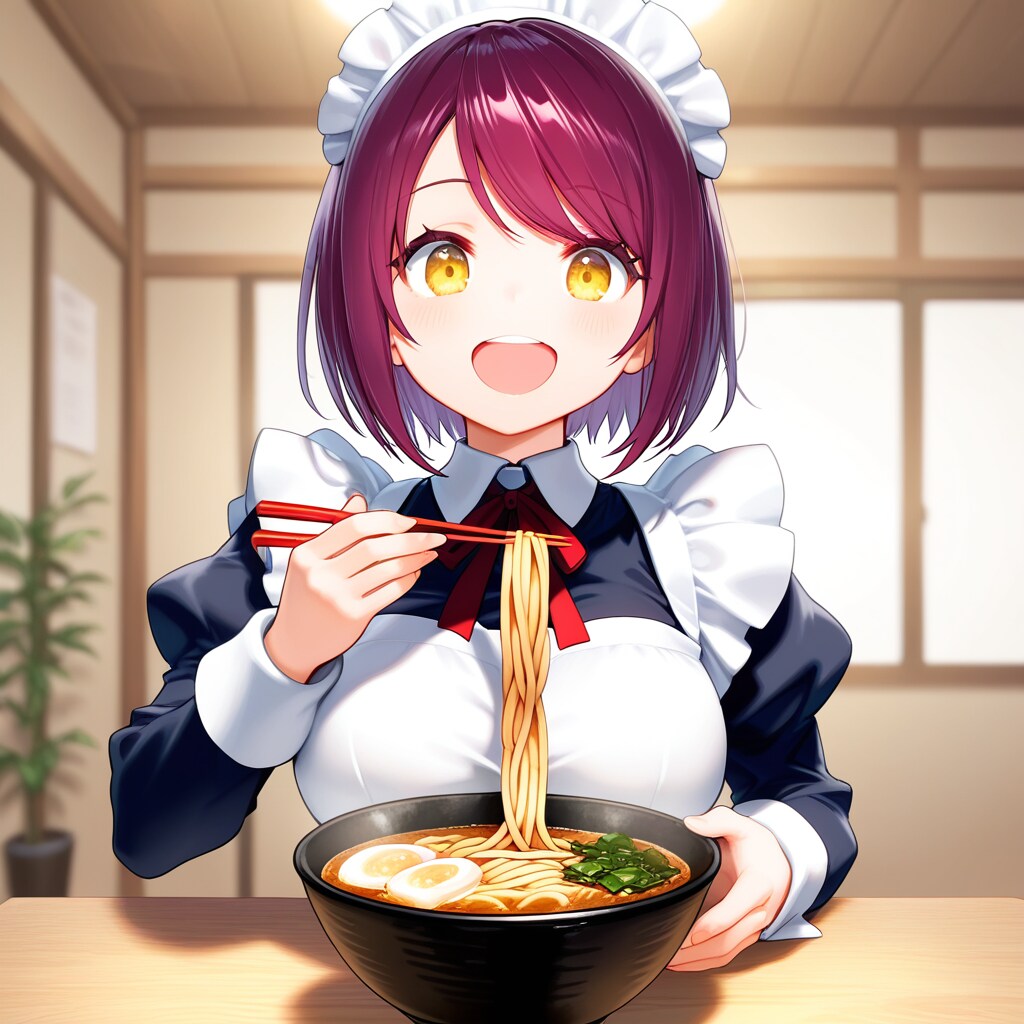 こんにちは（挨拶メイドの芽衣ちゃん） | の人気AIイラスト・グラビア